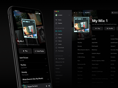 TIDAL Mix app ios mixes music playlist tidal web
