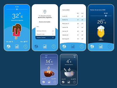 Weather app app design ui ux weather app