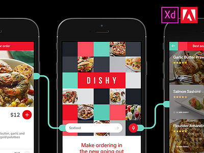 Introducing Adobe Experience Design CC (+ Prototype) adobe app comet design dishy experience mobile project prototype xd