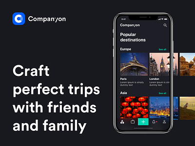 Companyon for Behance Live buddy companion companyon ios mobile planner schedule tickets travel