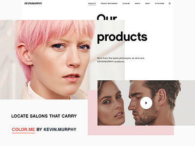 Kevin Murphy Hair Care kevin landing murphy page website