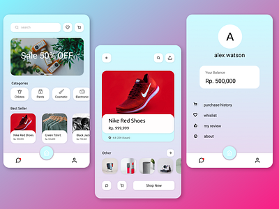 app shop design