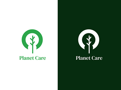 Planet Care Logo Design brand identity branding design flat icon logo logodesign logotype minimal product ui ux