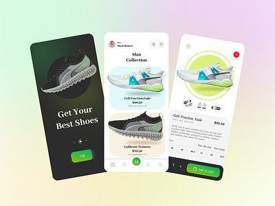 eCommerce Shoes App Design app brand identity design ecommerce ecommerce app minimal mobile product shoes ui ux