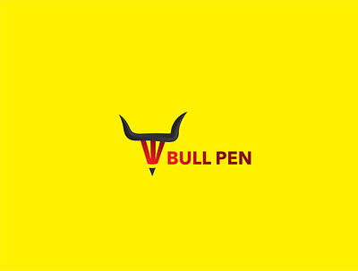 Bull pen logo design band corporate creative flat lettering logo minimal minimalist logo modern logo professional logo typography vector