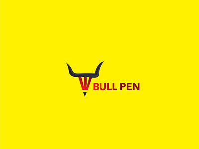 Bull pen logo design