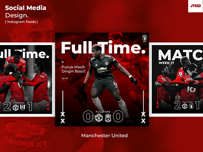 Manchester United Players Feed Design branding design designispiration digital digital imaging dribbble graphicdesign indonesia instagram post manchesterunited poster design sports design