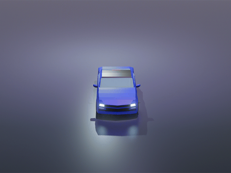Low poly car animation by Pin on Dribbble