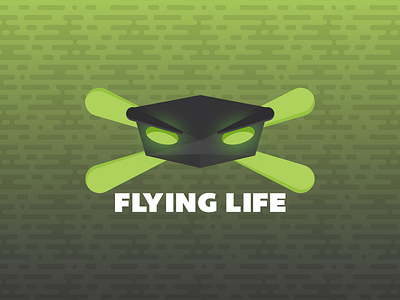 Flying Life - badge badge bugs copter drones logo quad quadcopter toy video youtube
