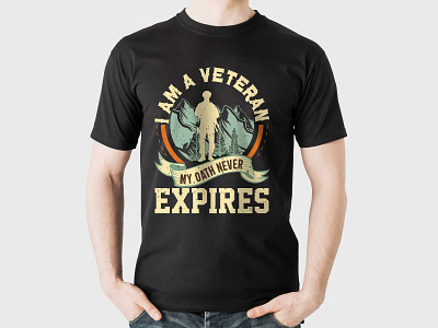 veteran tshirt design branding design graphic design illustration soldier soldiertshirt tshirts typography usarmytshirt vector veteran veteran t shirt design veterantshirt