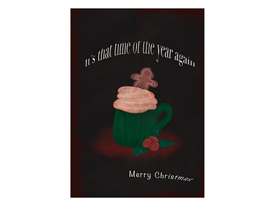 It's that time of the year again.. christmas christmascard gingerbread greetingcard halloween hatechristmas illustration mug quote