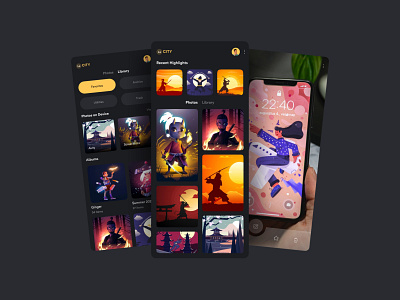Photo Gallery App UI 📷 3d animation branding graphic design logo motion graphics ui