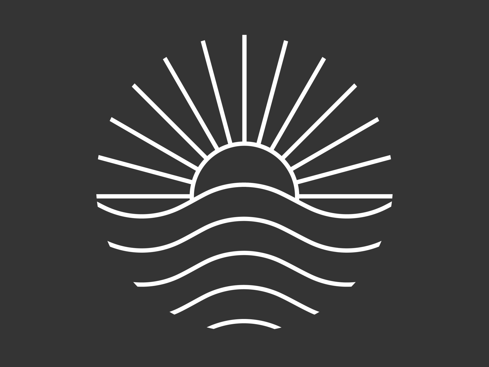Sun and surf by Robert McDaniel on Dribbble