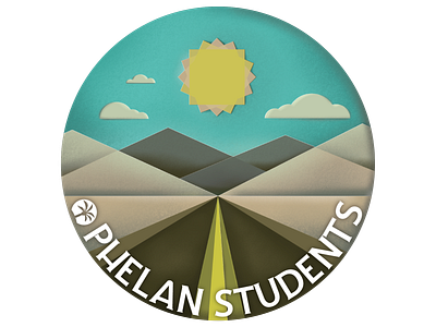 Student Sticker design illustration