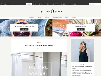 Glisten And Grace Webdesign branding digital marketing web design