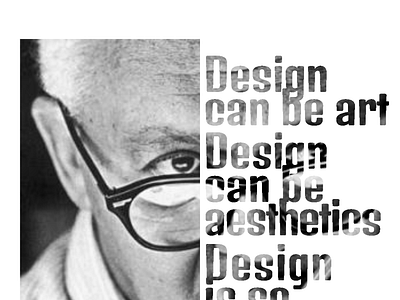 Paul Rand Portrait Quote