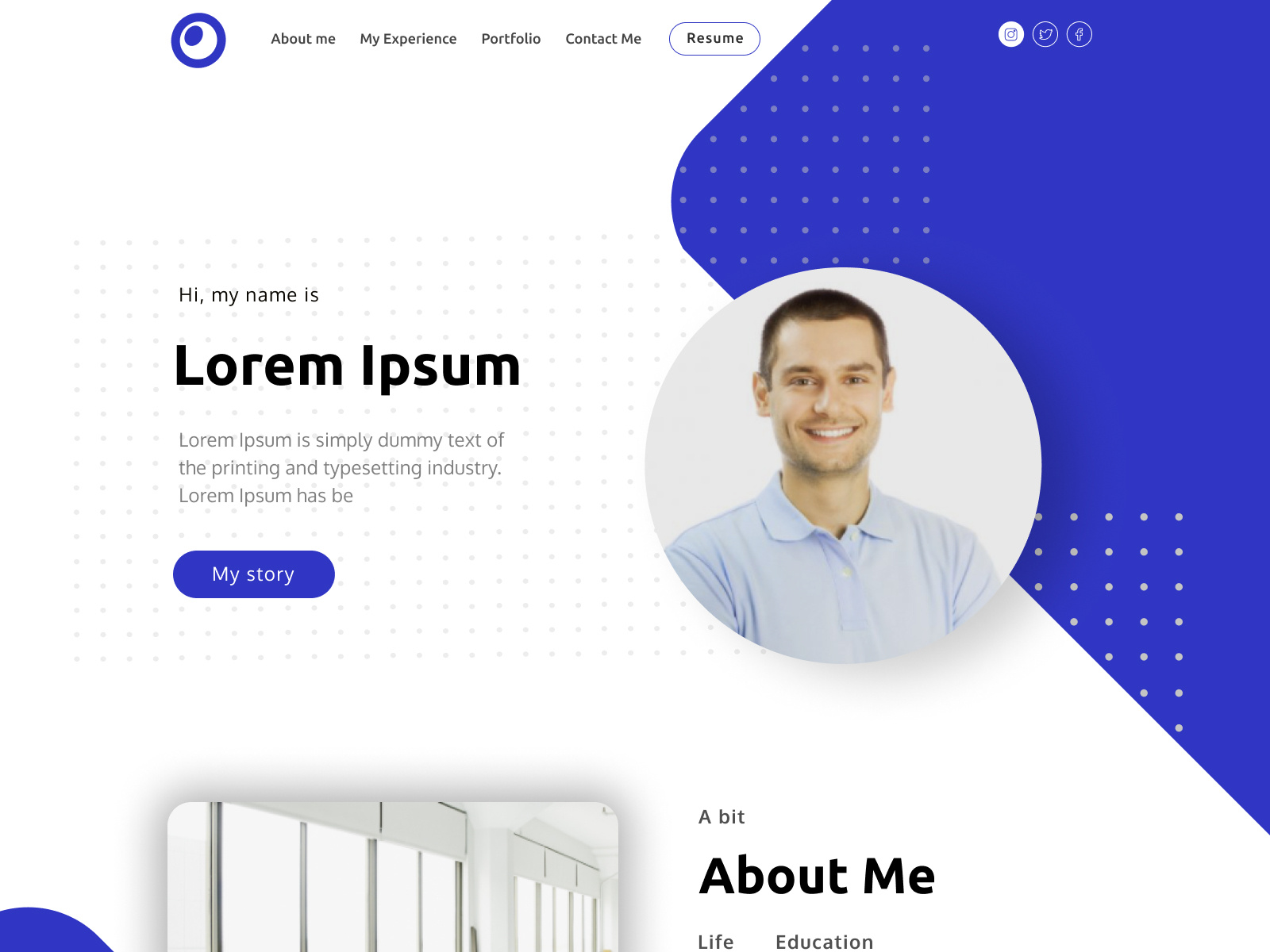 Portfolio Site by Oksana Tsizda on Dribbble