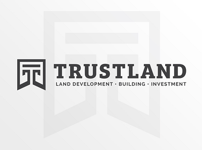 Trustland Inc branding design logo print material sign design web design web development