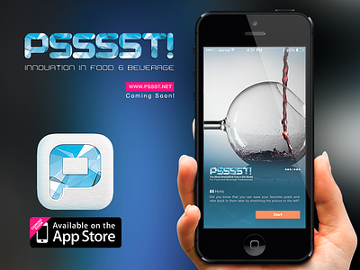 PSSSST Mobile App app design full icon iphone mobile mockup psd psssst
