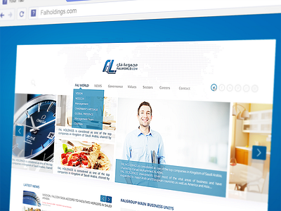 Fal Holdings Website fal food free holdings photoshop png psd ui ux website