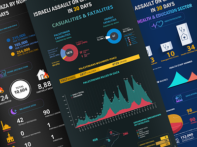 Israeli Aggression on besieged Gaza in 30 Days