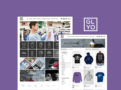 GLYO UI e commerce ecommerce glyo gulf interface kuwait ui ux web website