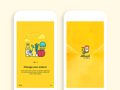 iMoneh Mobile App - Jordan android app design imoneh ios mobile shopping splash ui ux walkthrough