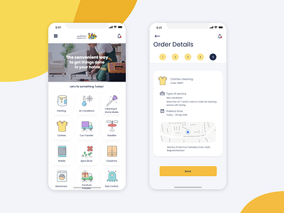 Syaanh: Everything your home needs based in Qatar app arab design dubai ios iphone maintenance market qatar service services ui ux
