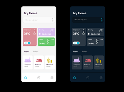 Case Study digital digital experience future home icons innovation design mobile app remote control smart home ui ui colour ux