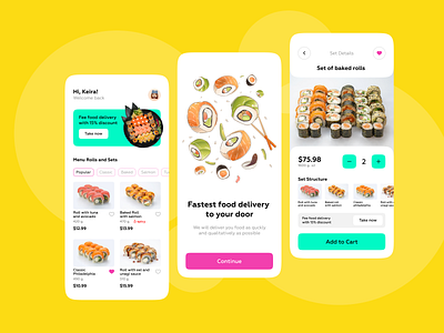 Food Delivery App Design app cart design door food fooddelivery fooddeliveryapp structure ui ux
