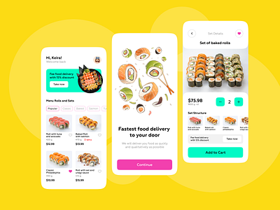 Food Delivery App Design