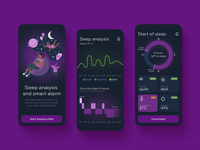 Sleep Tracker App Design