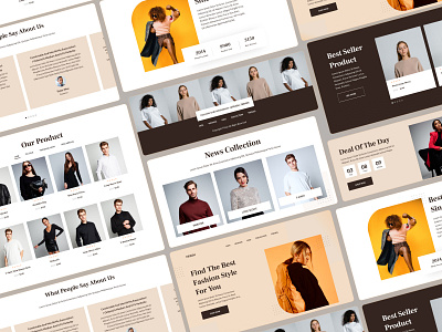 Fashion E-Commerce Website Design app clothesshop design e commerce ecommerce fashion fashionshop fashionwebsite styleshop ui ux website