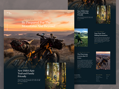 MK Biking Website Design