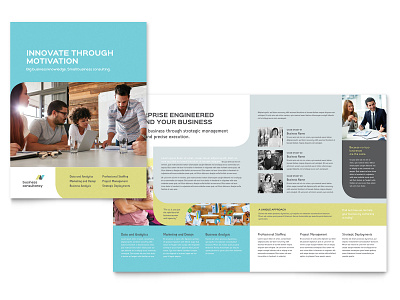Business Consultant Brochure Template bifold brochure brochure brochure design brochure layout brochure template business brochure corporate brochure print design stocklayouts template