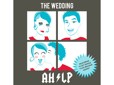 The Wedding Album album cover illustration invitation wedding