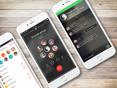 Meucci App app chat contacts dialer group calling