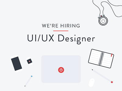 We’re hiring! UI/UX Designer