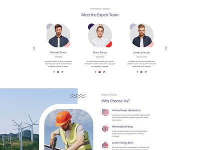 eSolar - Theme design 4 2021 photoshop solar solar energy theme uiux web design wind power