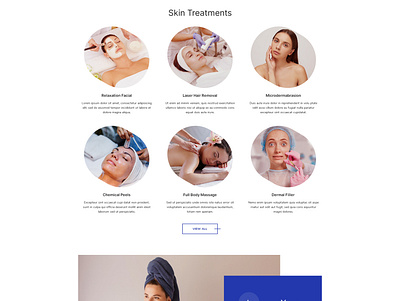 Treatme - Theme Design 2 2021 body dental care photoshop skin theme uiux web design