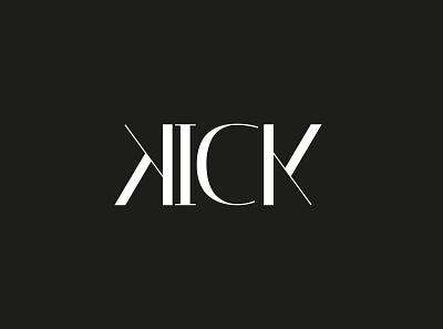 KICK logo design branding business design graphic design illustration logo logodesign