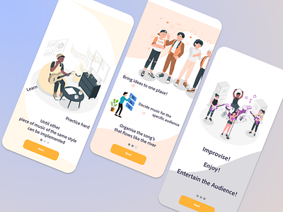 Animated Onboarding Screen animation ui