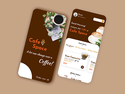 Cafe app cafe coffee micro interactions mobile ui