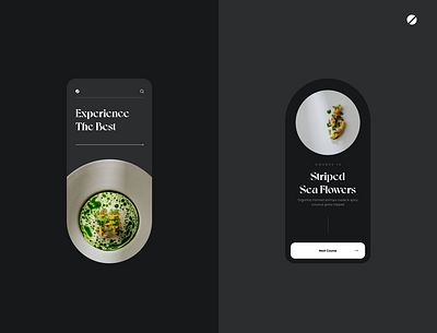 Exotic Restaurant app design app app design beautidul branding dark design dish food illustration logo luxury minimal mobile mobile app ui ux vector