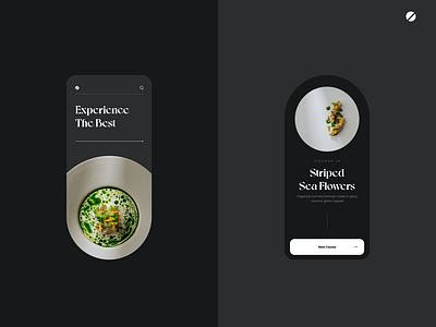 Exotic Restaurant app design