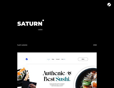 Sushi website design app beautidul branding dark design happy illustration logo minimal mobile sushi ui ux vector website