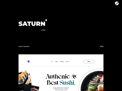 Sushi website design