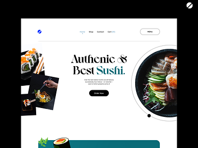 Sushi website design