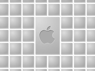 Apple Squares apple grey mac square