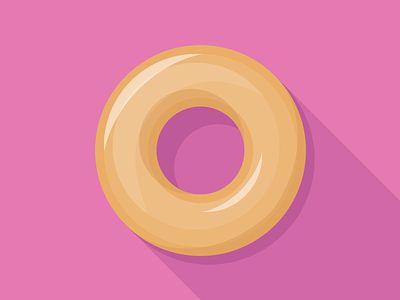 Donut donut food icon pink